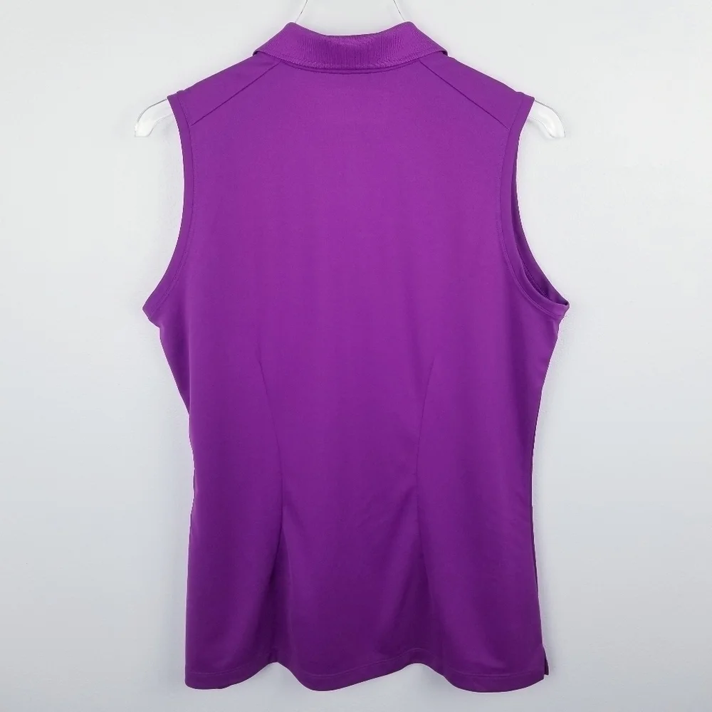 Nike Golf Dri-Fit Tour Performance Purple Sleeveless Top size Large